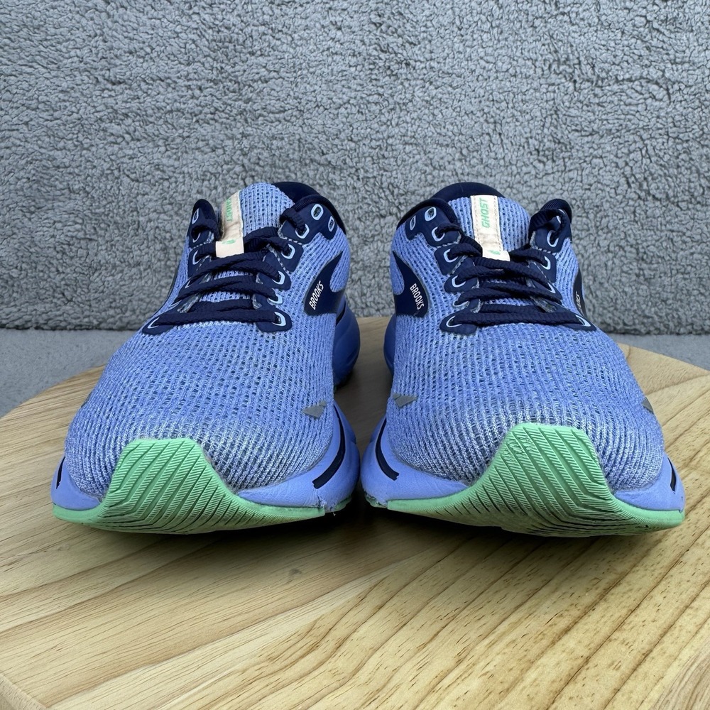 Brooks Ghost 15 Womens 7.5 Blue Road Running Shoes Walking Gym 1203801B472 - Picture 2 of 11